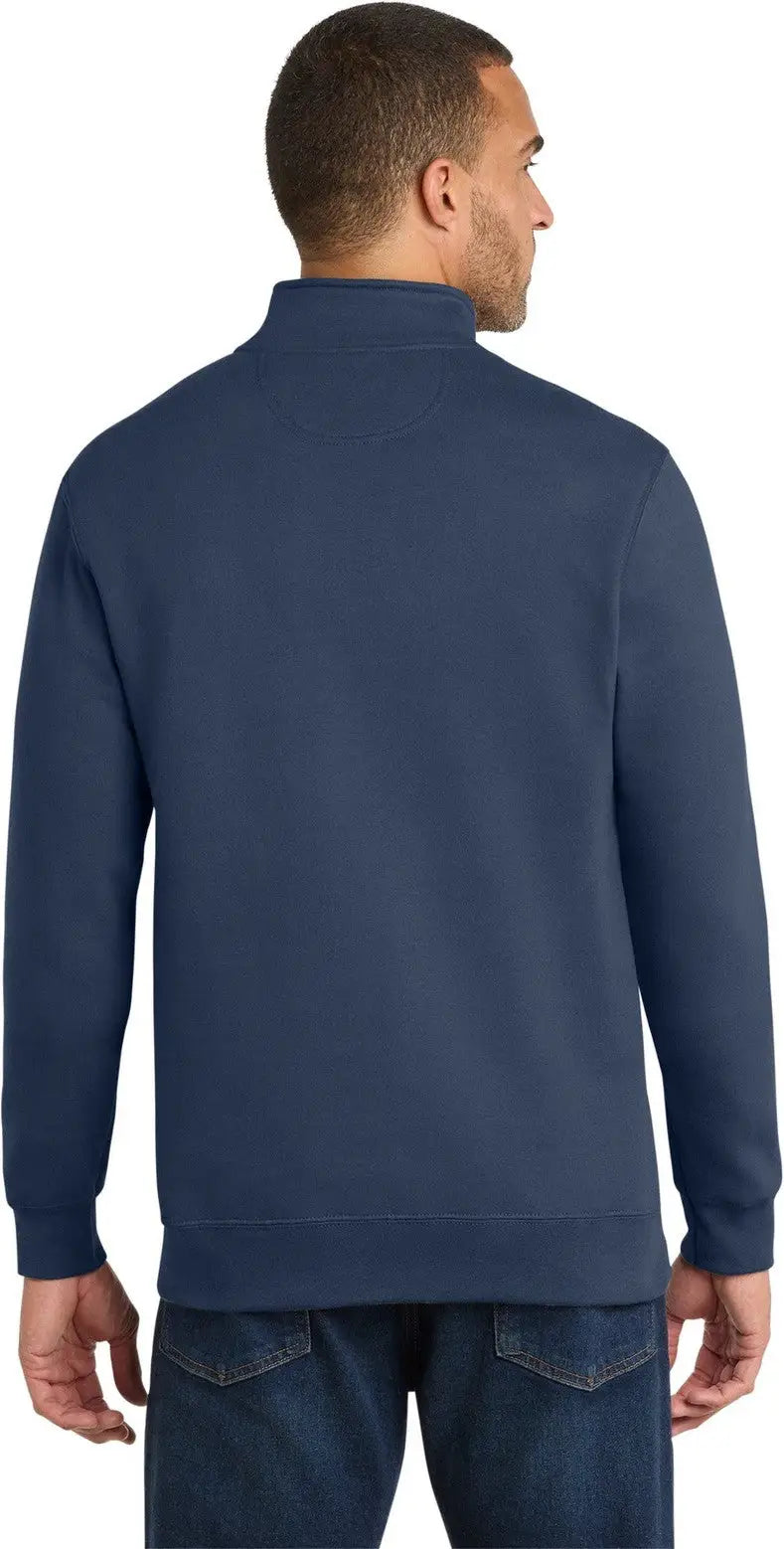 Port & Company Pc850q co Fan Favorite Fleece 1/4-zip Pullover Sweatshirt - Team Navy