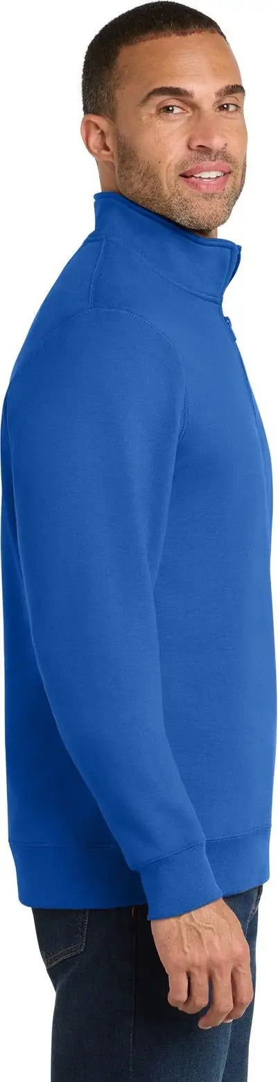 Port & Company Pc850q co Fan Favorite Fleece 1/4-zip Pullover Sweatshirt - True Royal