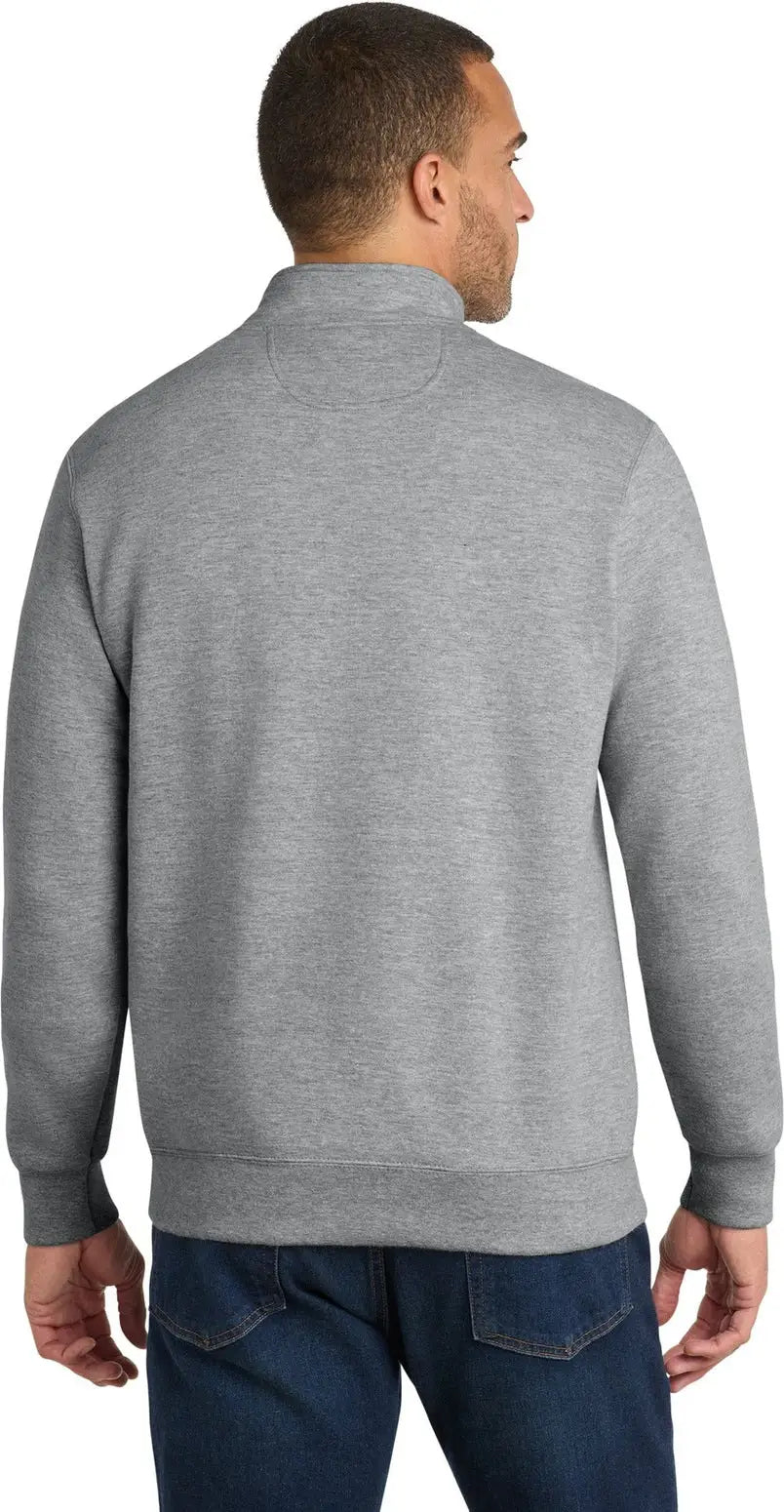 Port & Company Pc850q co Fan Favorite Fleece 1/4-zip Pullover Sweatshirt - Athletic Heather