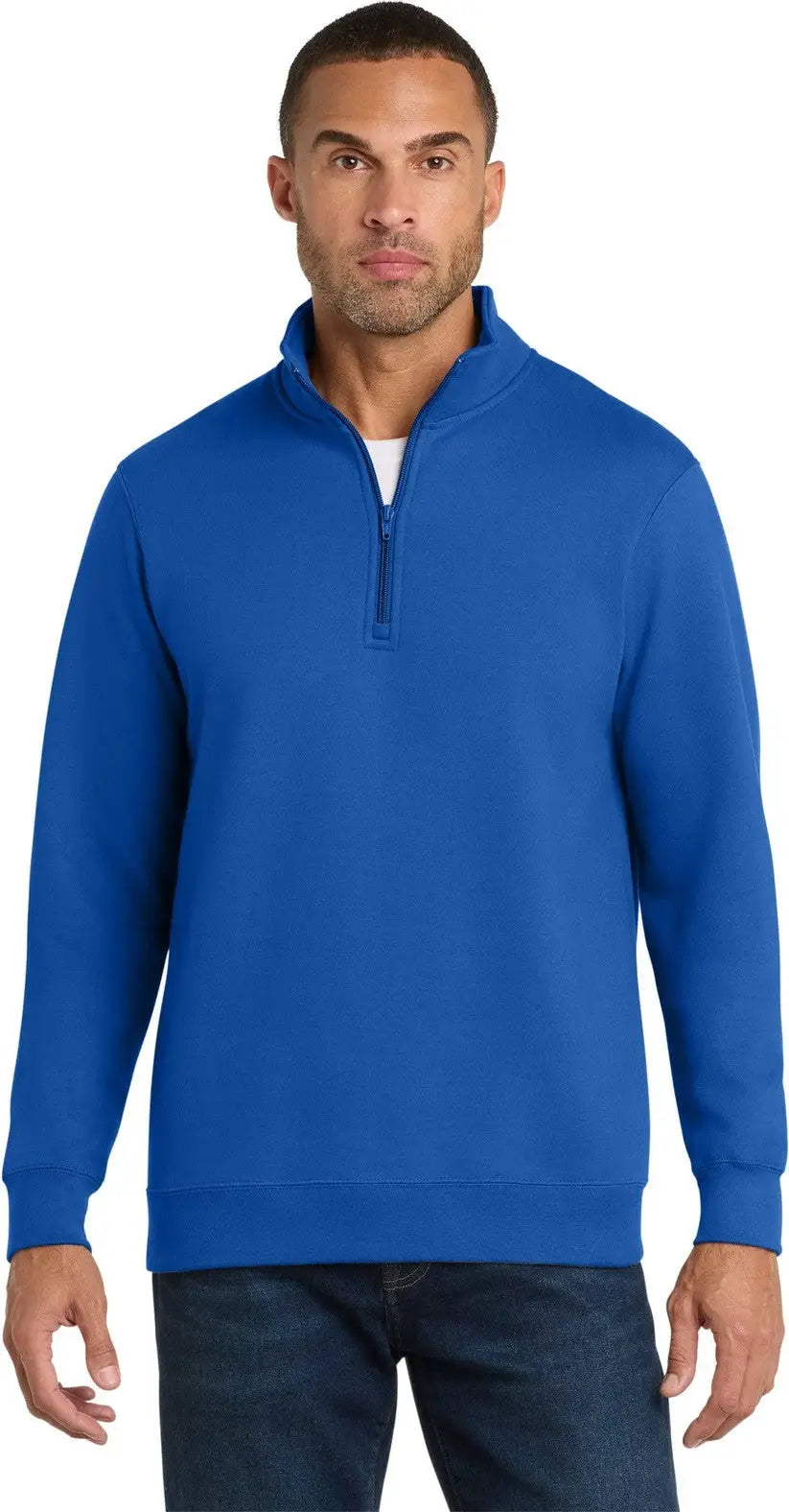 Port & Company Pc850q co Fan Favorite Fleece 1/4-zip Pullover Sweatshirt - True Royal