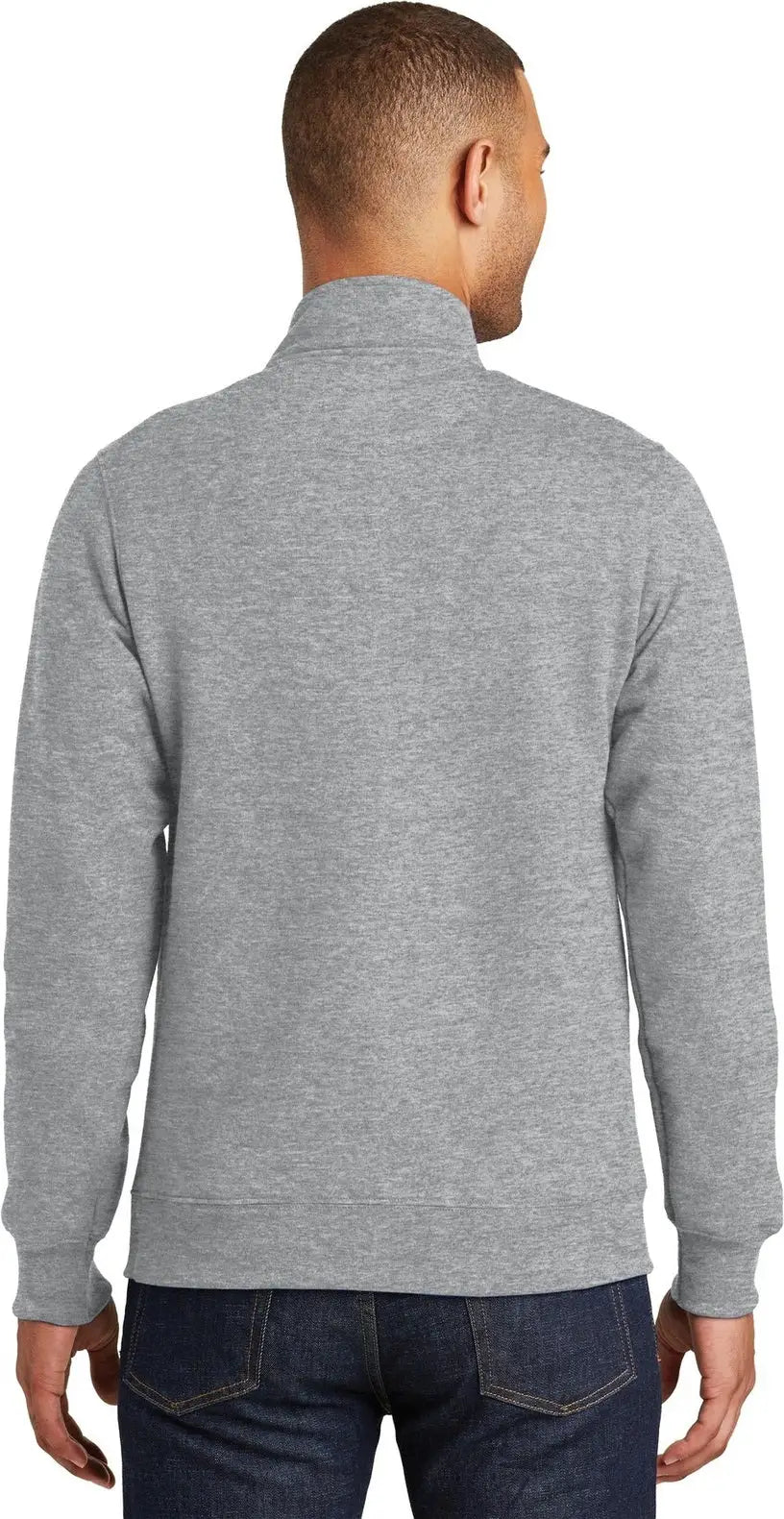 Port & Company Pc850q co Fan Favorite Fleece 1/4-zip Pullover Sweatshirt - Athletic Heather
