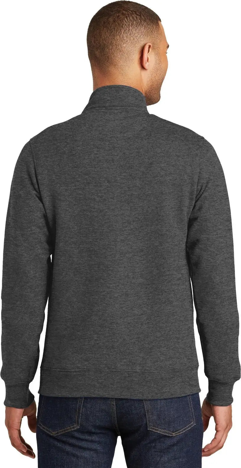 Port & Company Pc850q co Fan Favorite Fleece 1/4-zip Pullover Sweatshirt - Dark Heather Gray