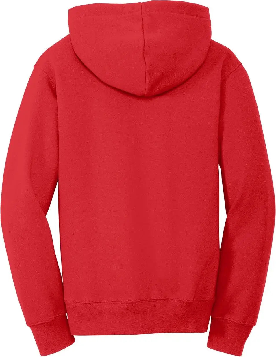 Port & Company Pc850yh co Youth Fan Favorite Fleece Pullover Hooded Sweatshirt - Bright Red