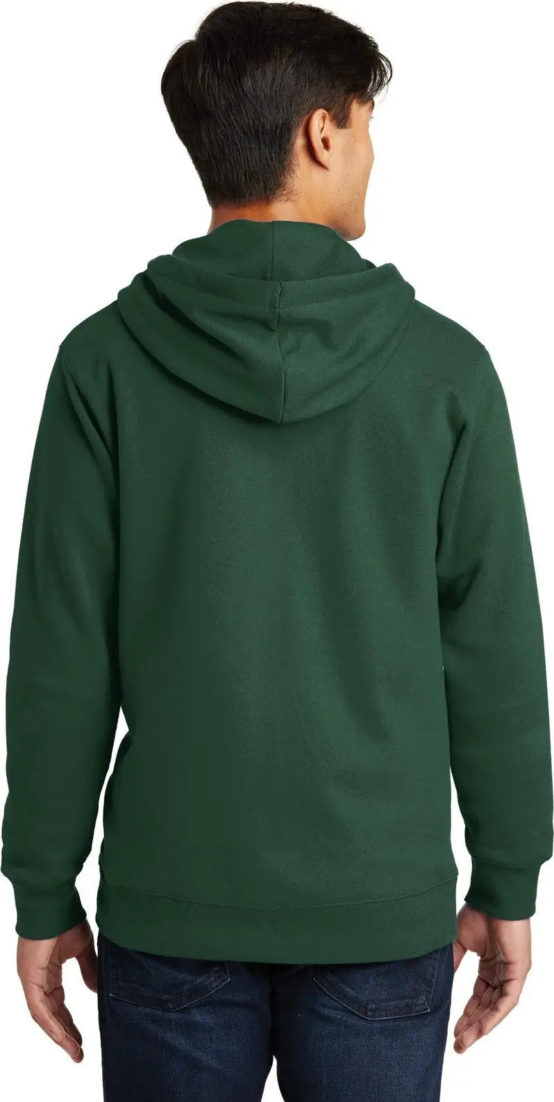 Port & Company Pc850zh co Fan Favorite Fleece Full-zip Hooded Sweatshirt - Forest Green