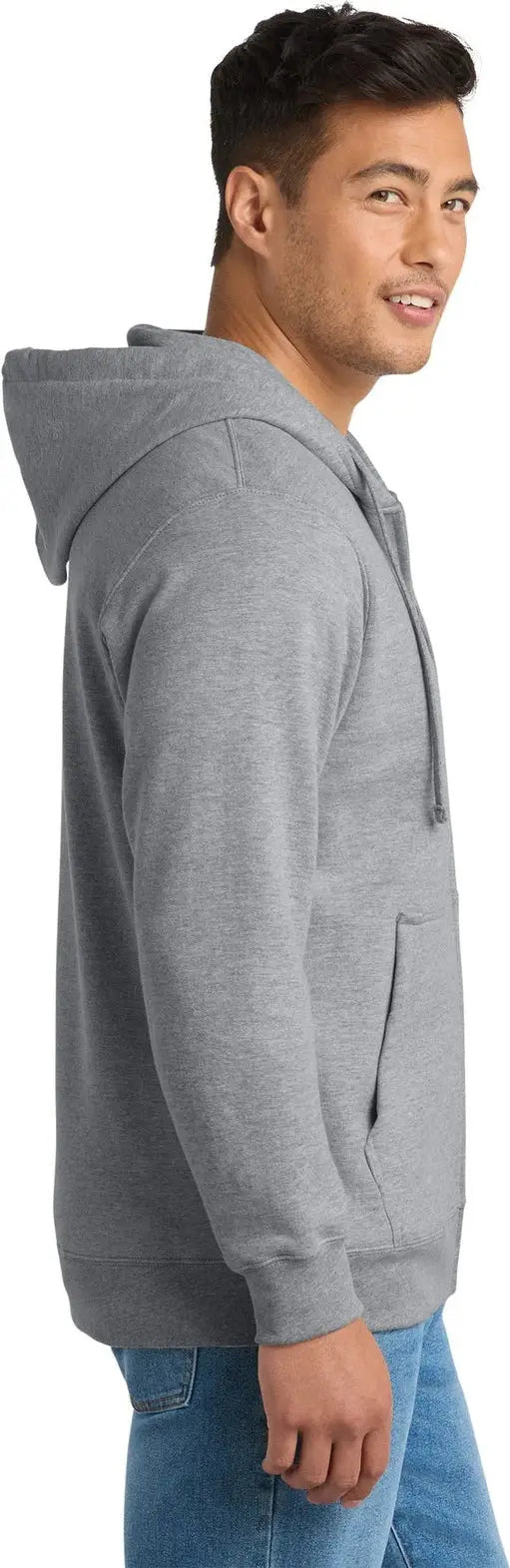Port & Company Pc850zh co Fan Favorite Fleece Full-zip Hooded Sweatshirt - Athletic Heather
