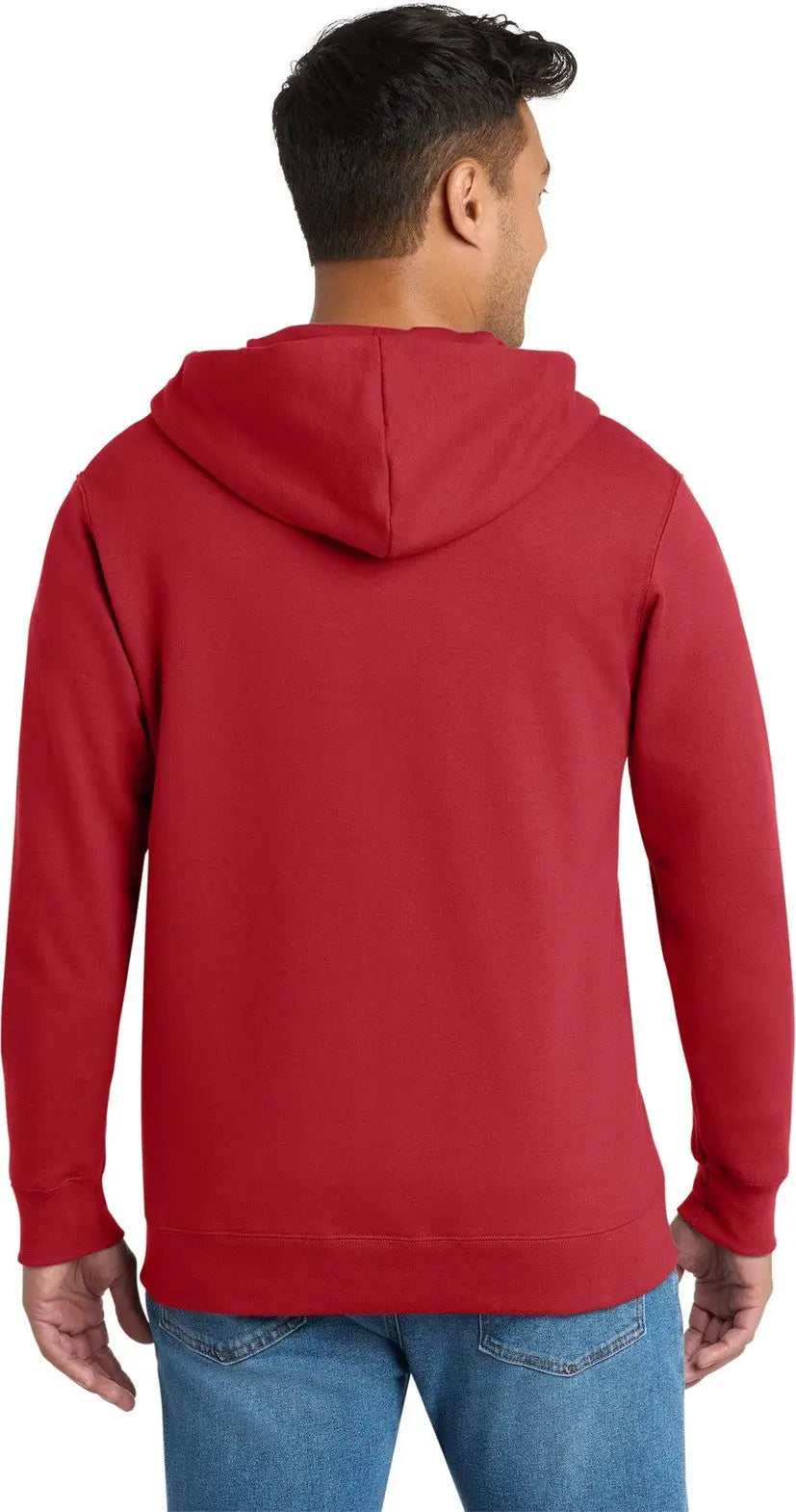 Port & Company Pc850zh co Fan Favorite Fleece Full-zip Hooded Sweatshirt - Team Cardinal