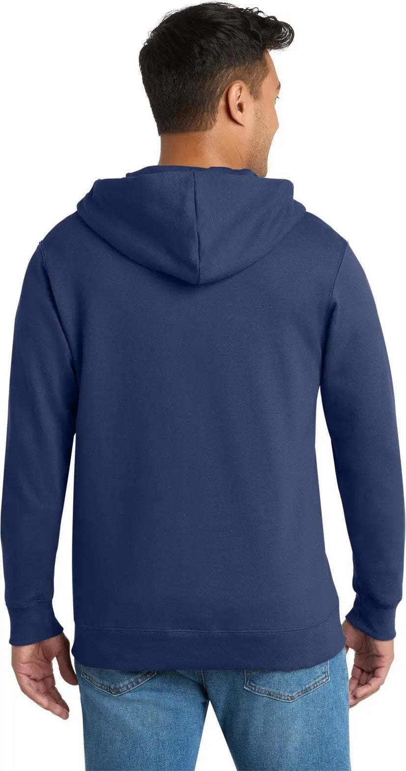Port & Company Pc850zh co Fan Favorite Fleece Full-zip Hooded Sweatshirt - Team Navy