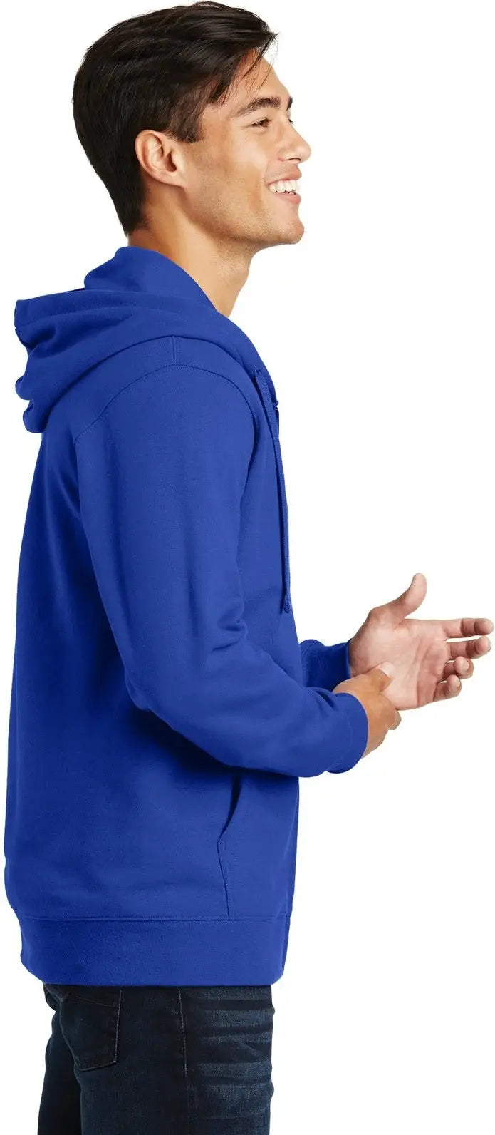 Port & Company Pc850zh co Fan Favorite Fleece Full-zip Hooded Sweatshirt - True Royal