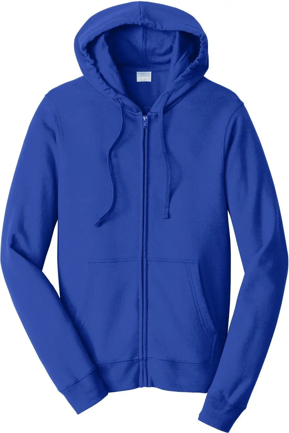 Port & Company Pc850zh co Fan Favorite Fleece Full-zip Hooded Sweatshirt - True Royal