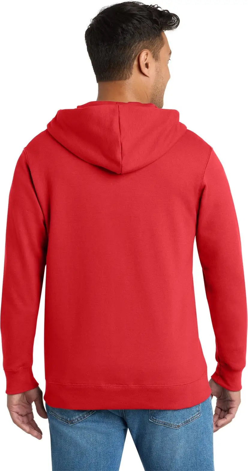 Port & Company Pc850zh co Fan Favorite Fleece Full-zip Hooded Sweatshirt - Bright Red
