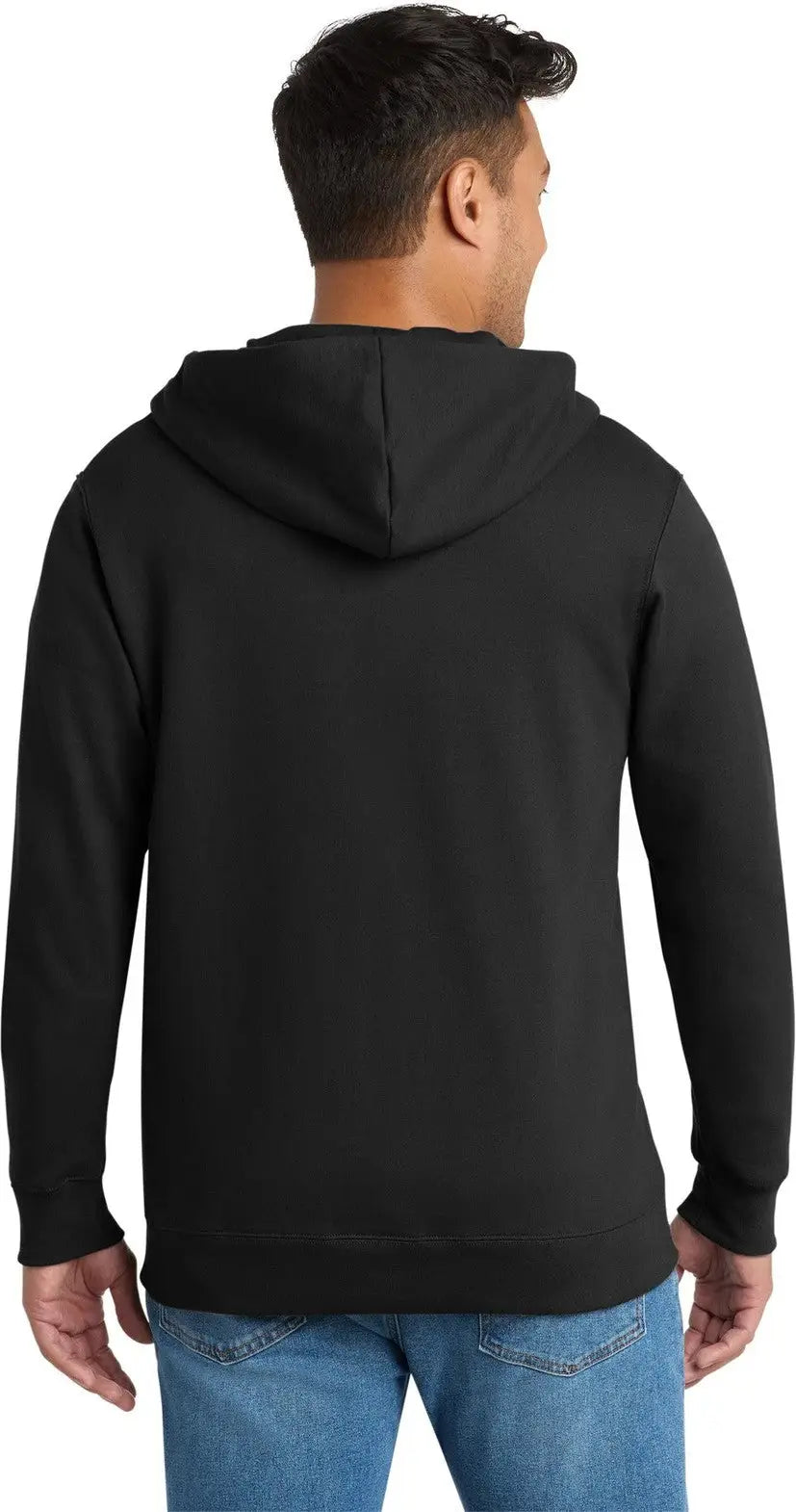 Port & Company Pc850zh co Fan Favorite Fleece Full-zip Hooded Sweatshirt - Jet Black