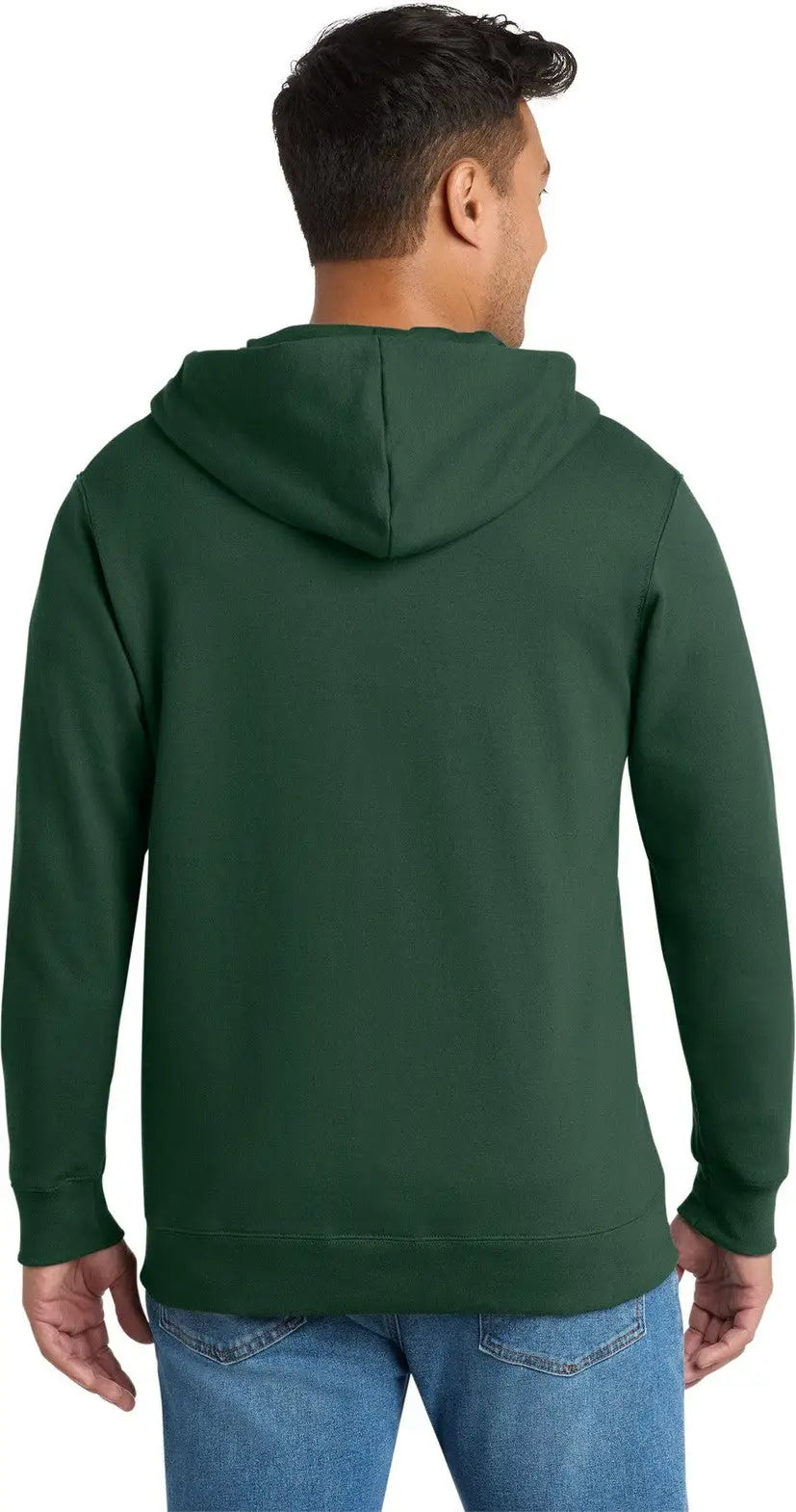 Port & Company Pc850zh co Fan Favorite Fleece Full-zip Hooded Sweatshirt - Forest Green