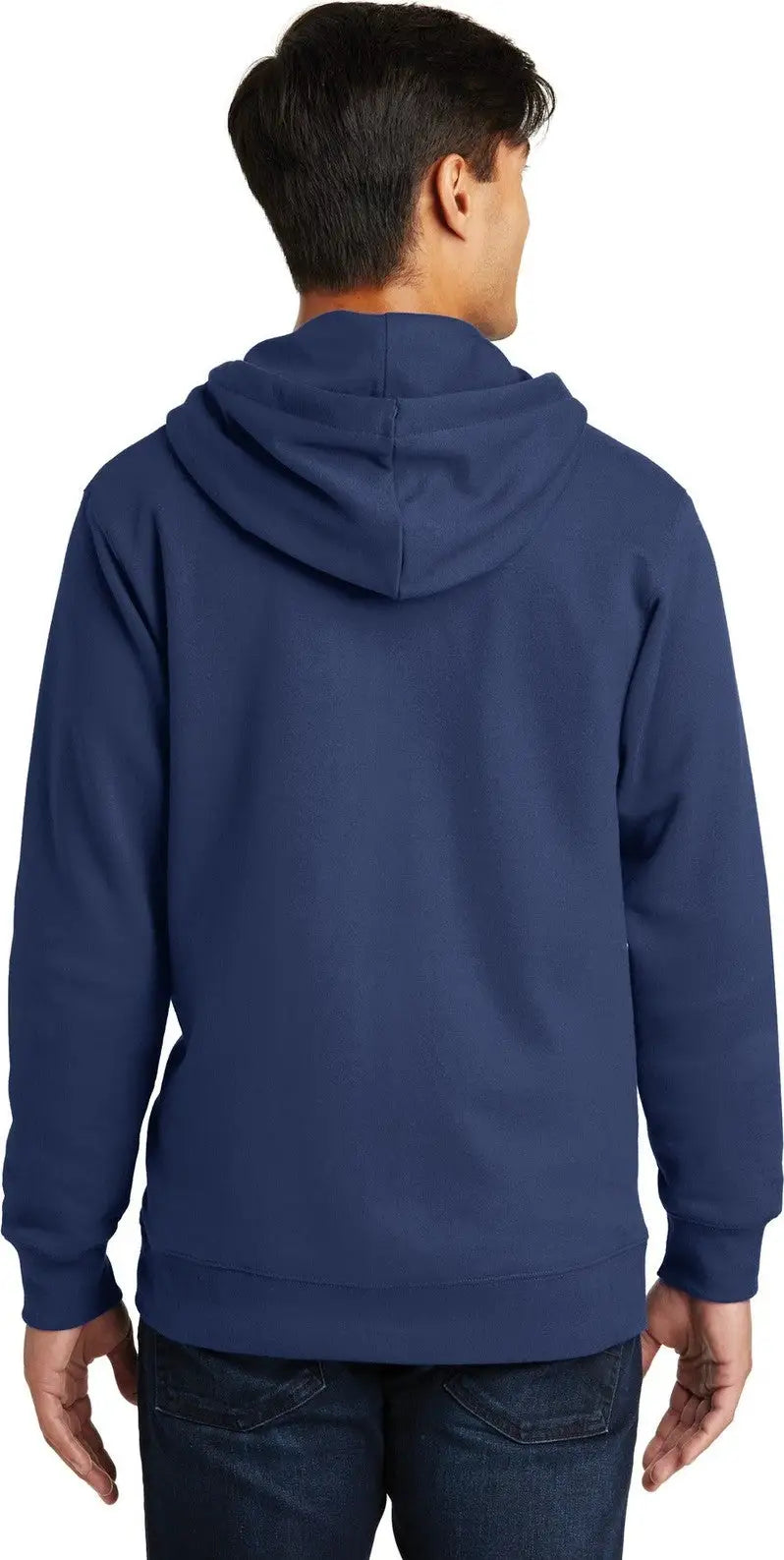 Port & Company Pc850zh co Fan Favorite Fleece Full-zip Hooded Sweatshirt - Team Navy