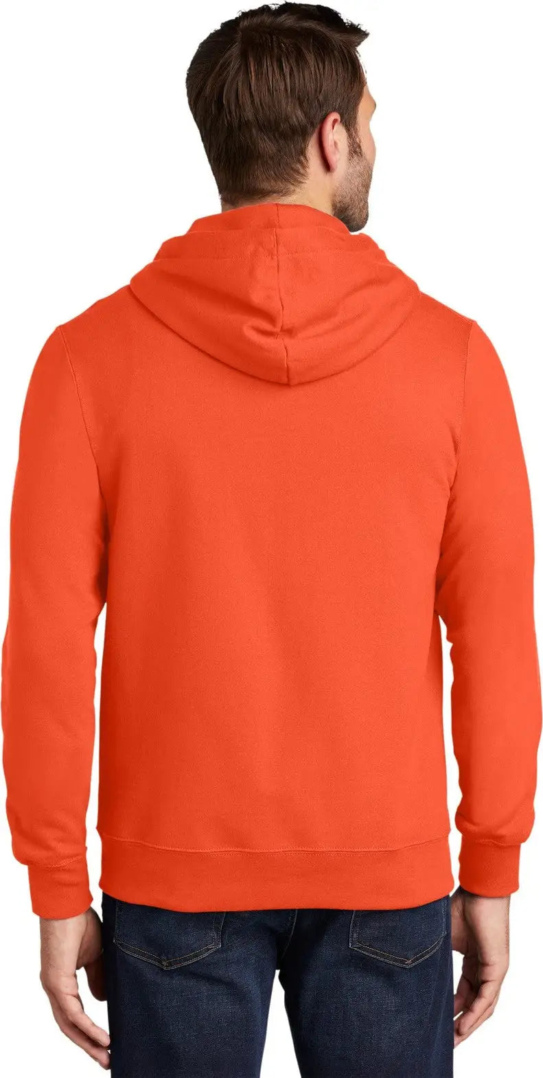 Port & Company Pc850zh co Fan Favorite Fleece Full-zip Hooded Sweatshirt - Orange