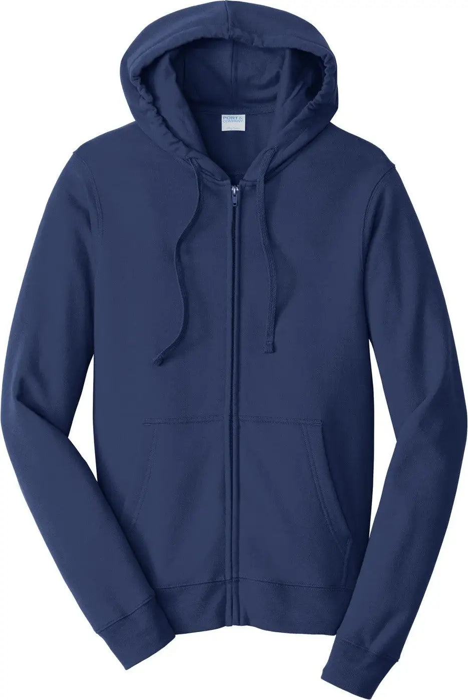 Port & Company Pc850zh co Fan Favorite Fleece Full-zip Hooded Sweatshirt - Team Navy