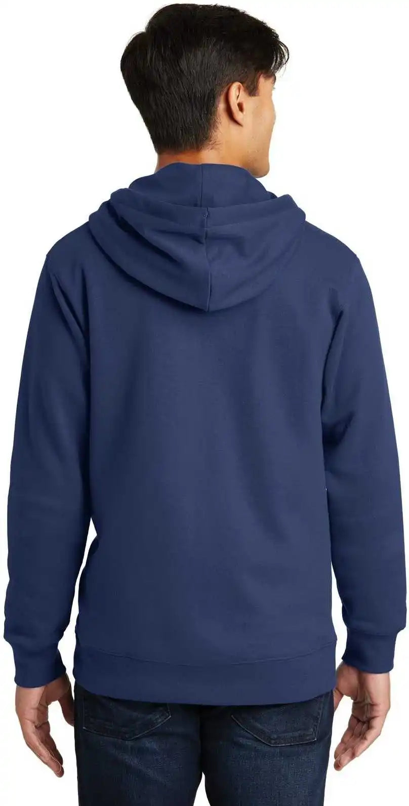 Port & Company Pc850zh Fan Favorite Fleece Full Zip Hooded Sweatshirt Team Navy