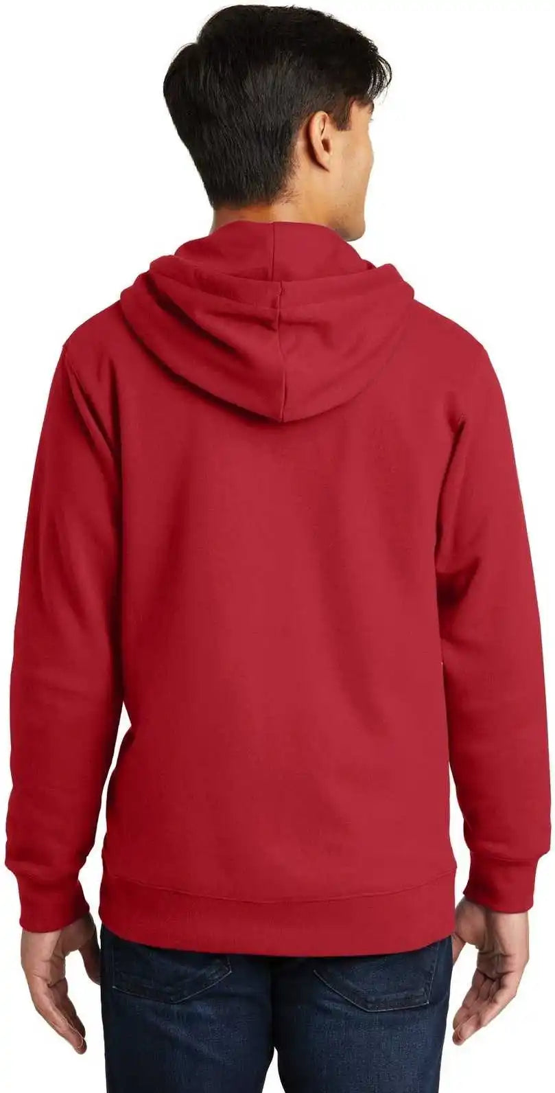 Port &amp; Company Pc850zh Fan Favorite Fleece Full Zip Hooded Sweatshirt Team Cardinal
