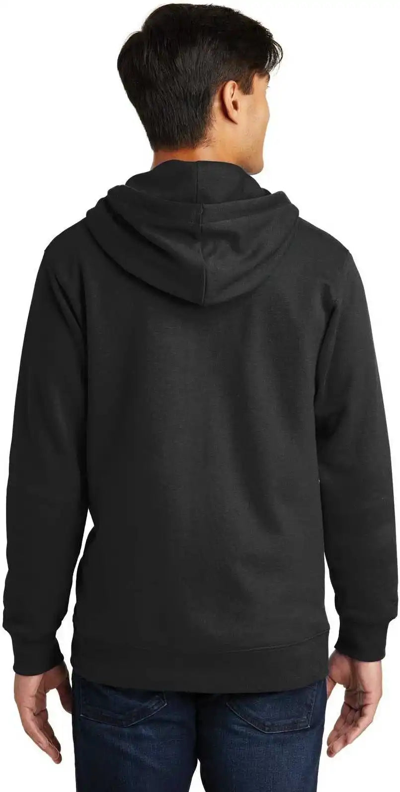 Port & Company Pc850zh Fan Favorite Fleece Full Zip Hooded Sweatshirt Jet Black