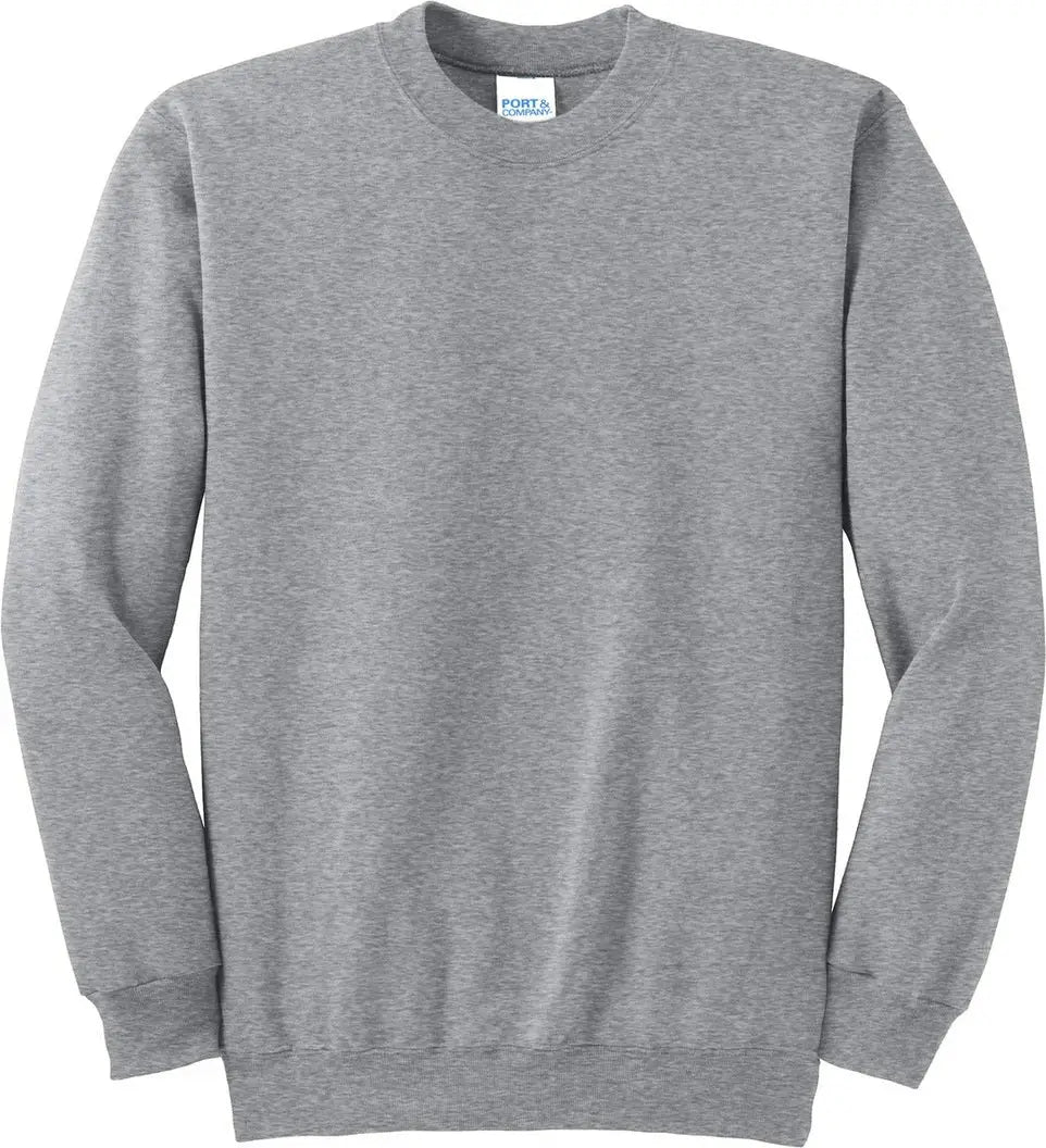 Port & Company Pc90 co Essential Fleece Crewneck Sweatshirt - Athletic Heather