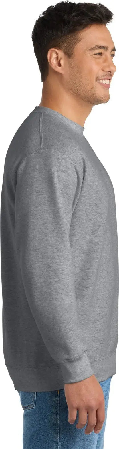 Port & Company Pc90 co Essential Fleece Crewneck Sweatshirt - Athletic Heather