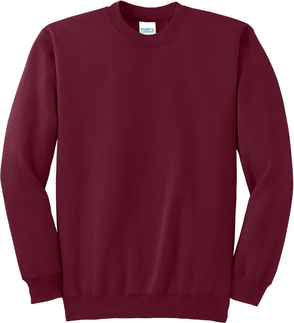 Port & Company Pc90 co Essential Fleece Crewneck Sweatshirt - Cardinal