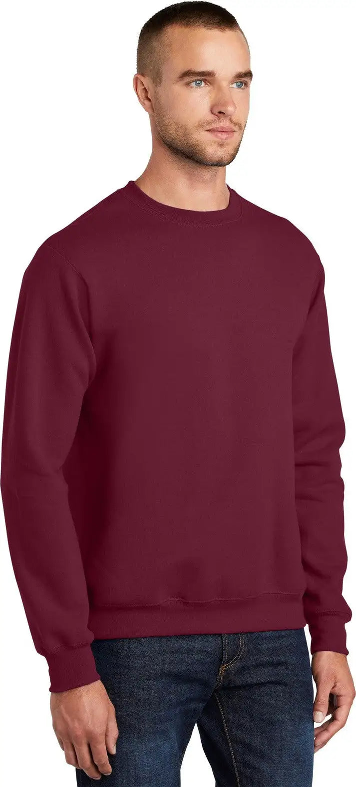 Port & Company Pc90 co Essential Fleece Crewneck Sweatshirt - Cardinal