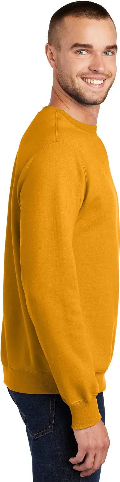 Port & Company Pc90 co Essential Fleece Crewneck Sweatshirt - Gold