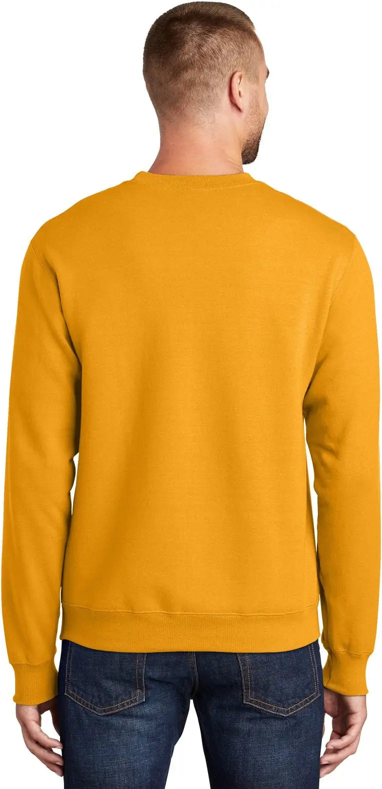 Port & Company Pc90 co Essential Fleece Crewneck Sweatshirt - Gold