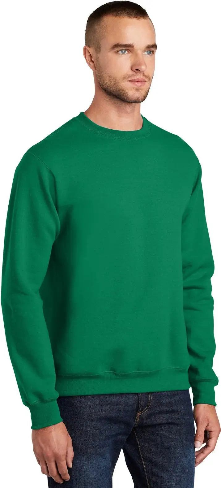 Port & Company Pc90 co Essential Fleece Crewneck Sweatshirt - Kelly