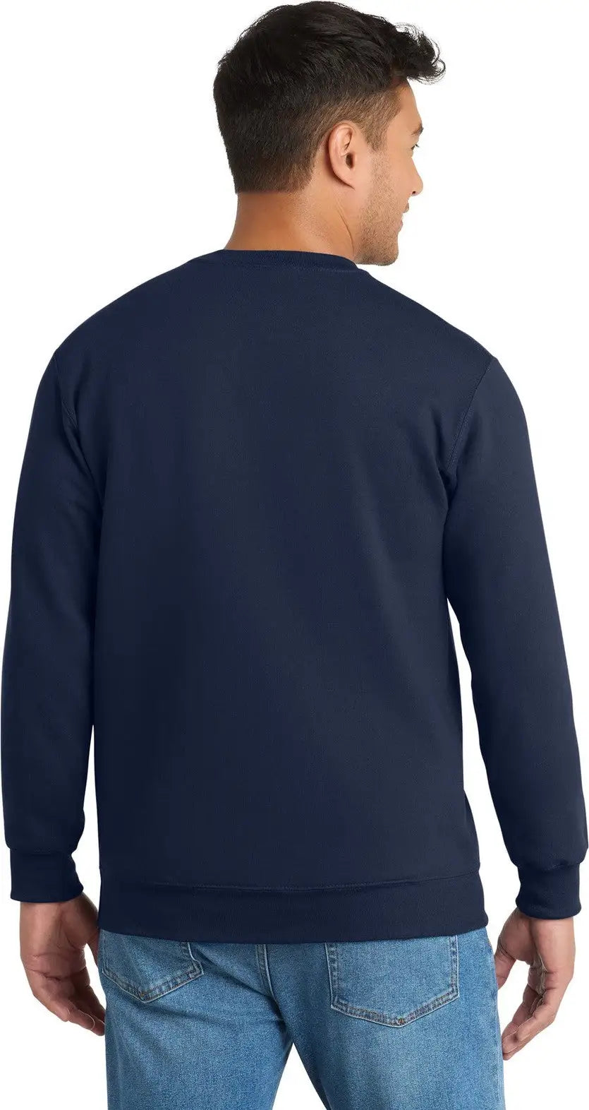 Port & Company Pc90 co Essential Fleece Crewneck Sweatshirt - Navy
