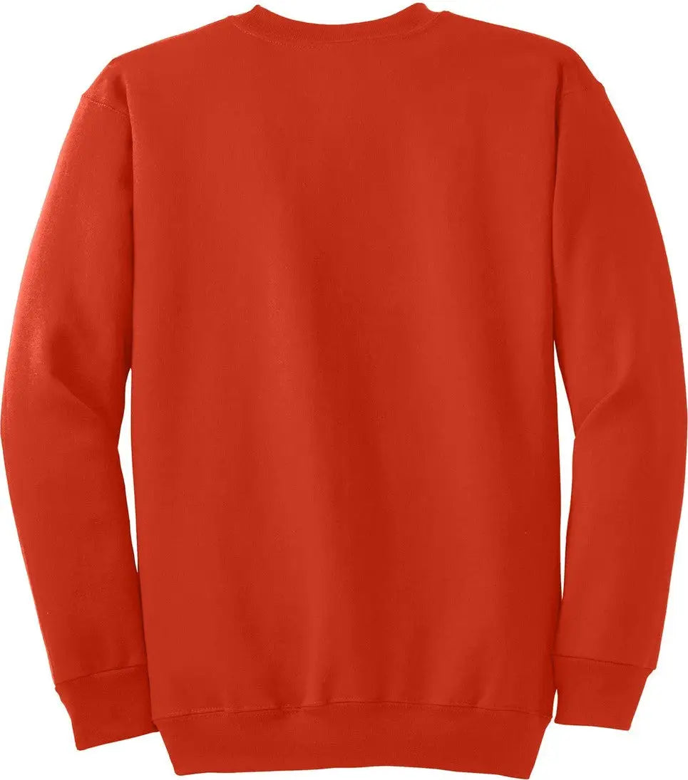 Port & Company Pc90 co Essential Fleece Crewneck Sweatshirt - Orange