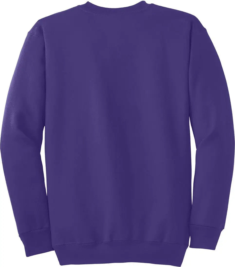 Port & Company Pc90 co Essential Fleece Crewneck Sweatshirt - Purple