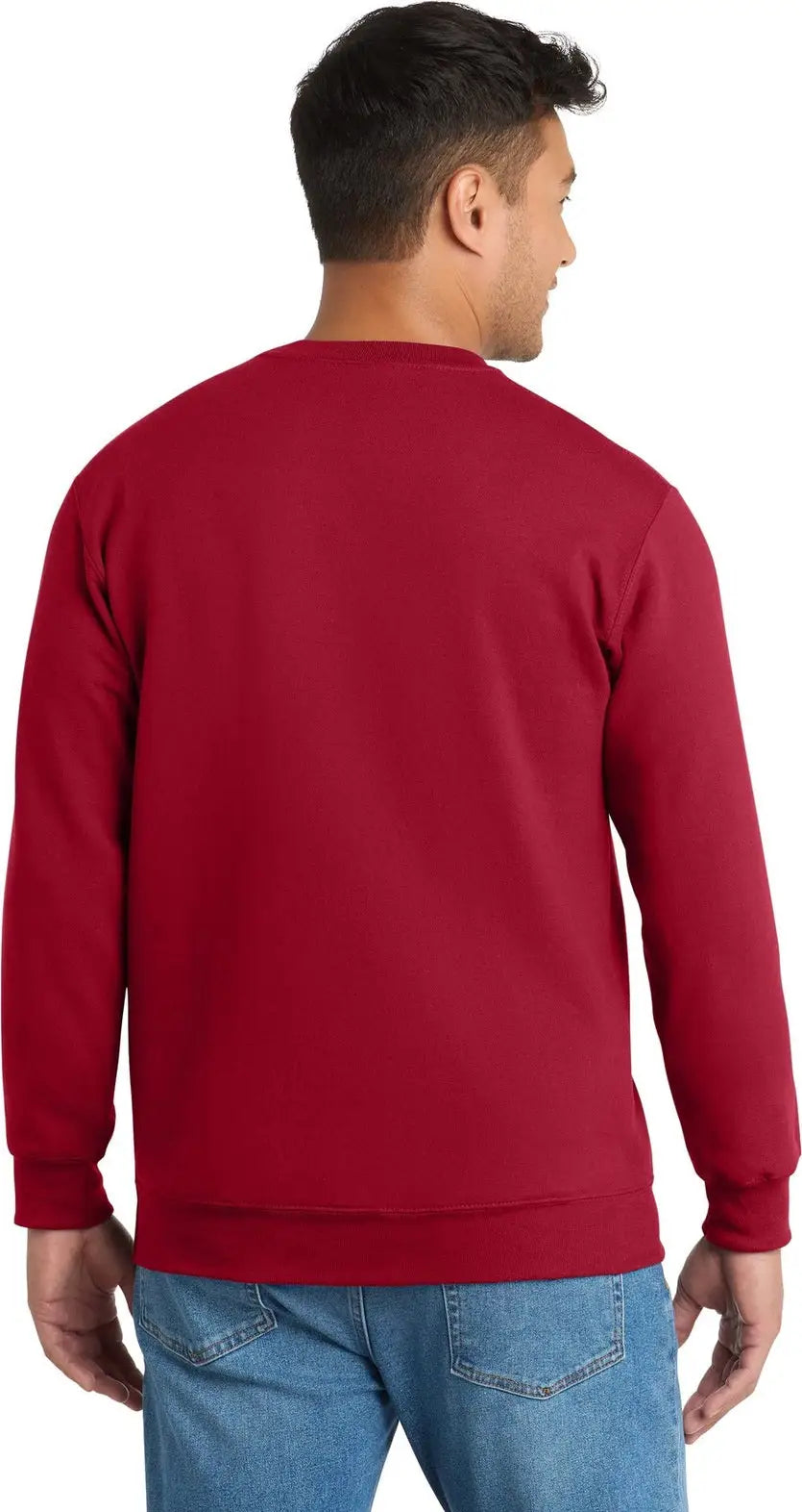 Port & Company Pc90 co Essential Fleece Crewneck Sweatshirt - Red