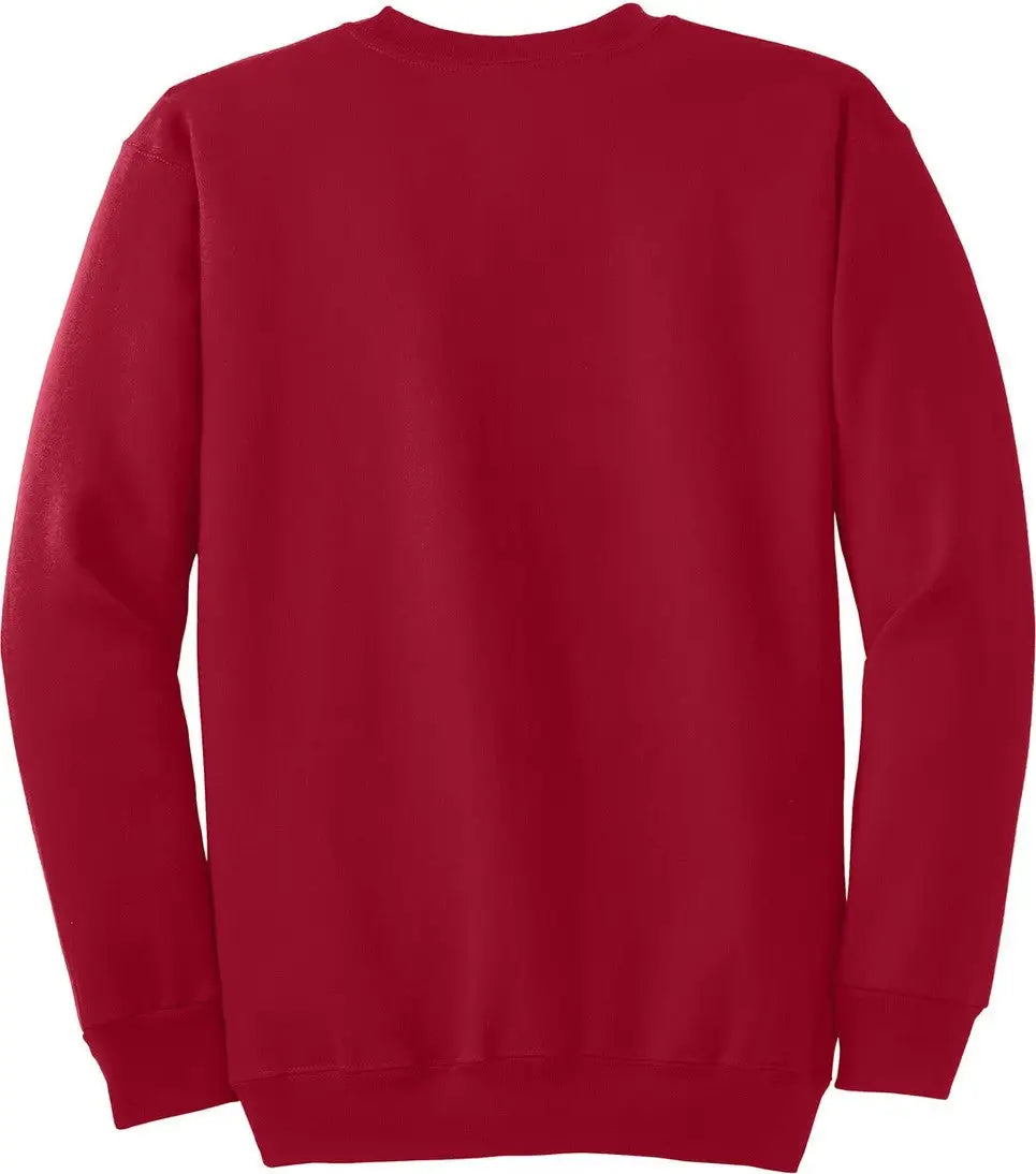 Port & Company Pc90 co Essential Fleece Crewneck Sweatshirt - Red