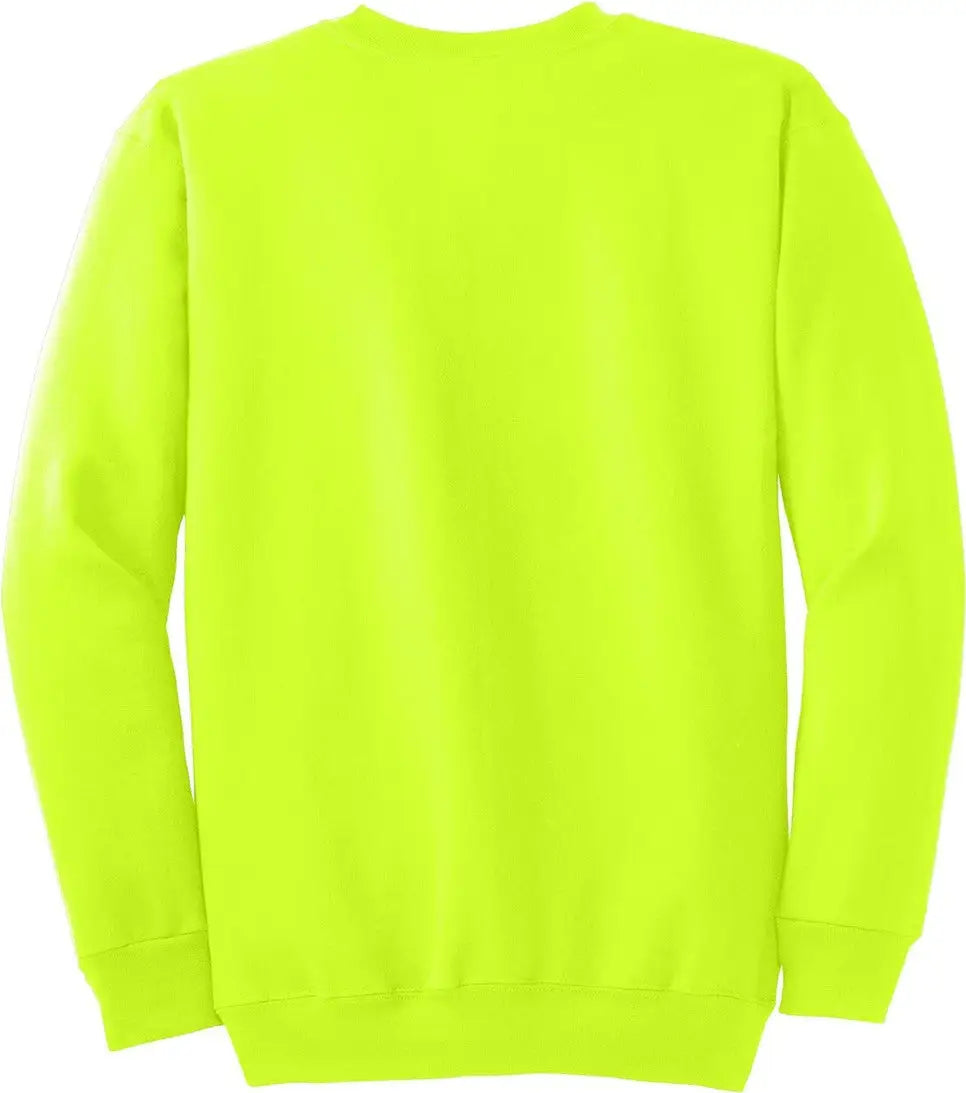 Port & Company Pc90 co Essential Fleece Crewneck Sweatshirt - Safety Green