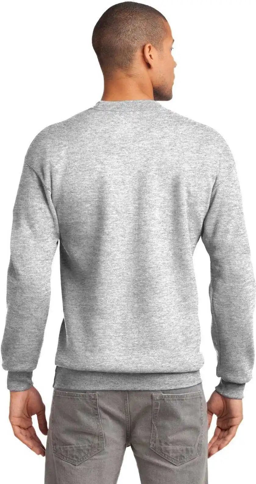Port & Company Pc90 Essential Fleece Crewneck Sweatshirt Ash