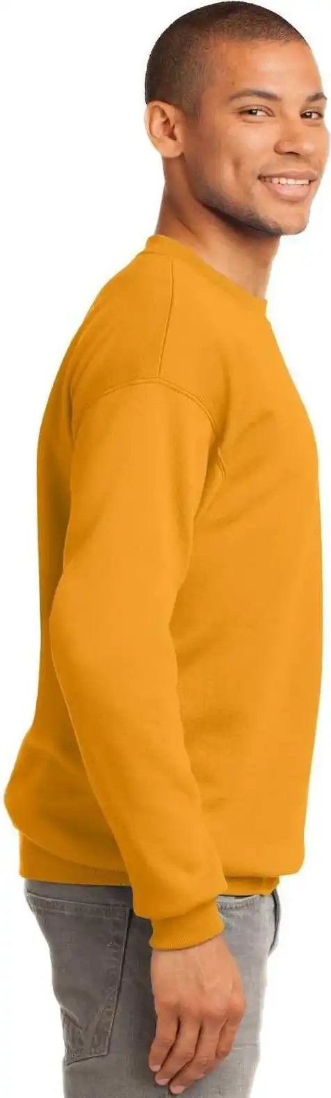 Port &amp; Company Pc90 Essential Fleece Crewneck Sweatshirt - Gold