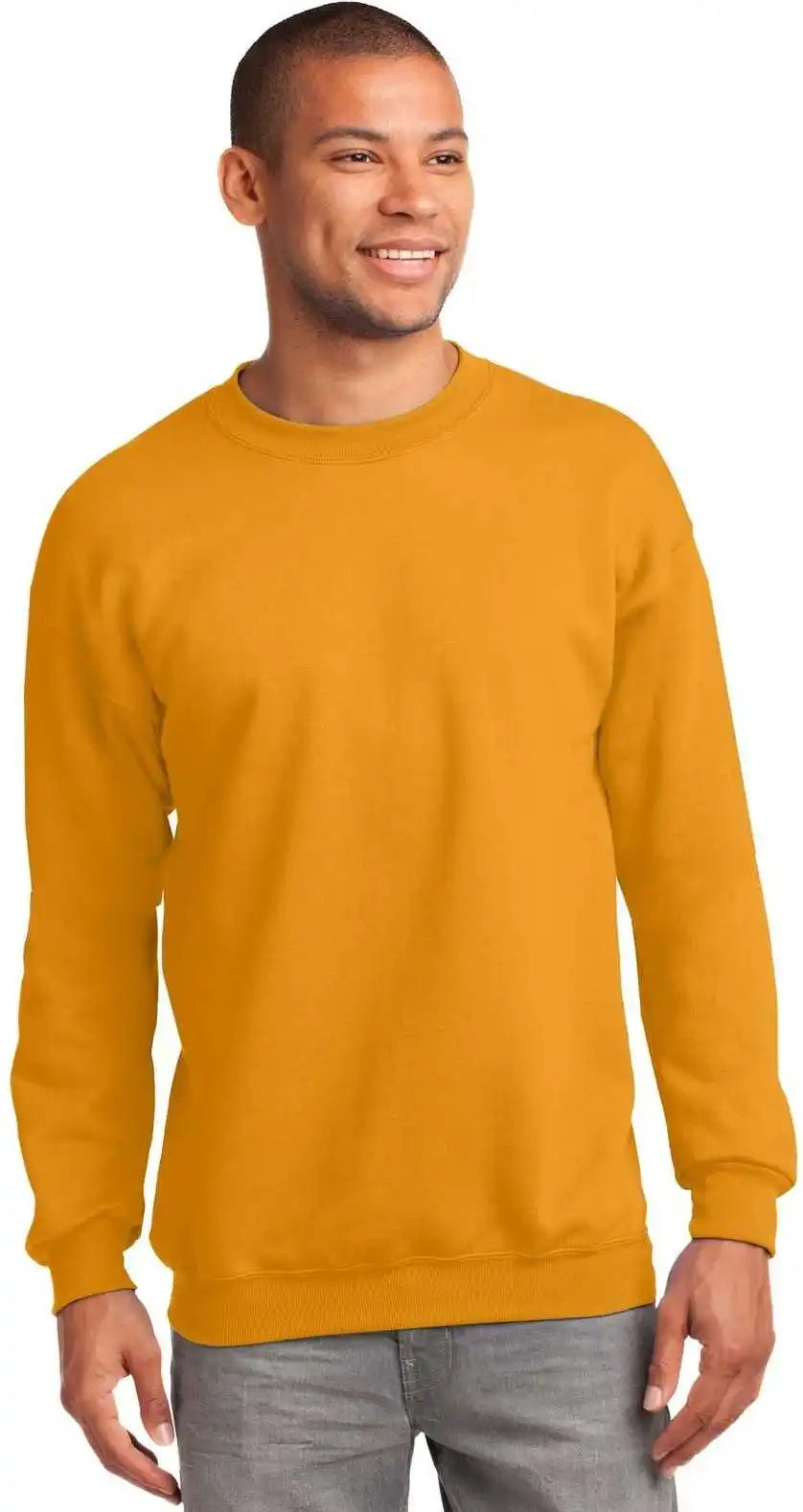 Port & Company Pc90 Essential Fleece Crewneck Sweatshirt - Gold
