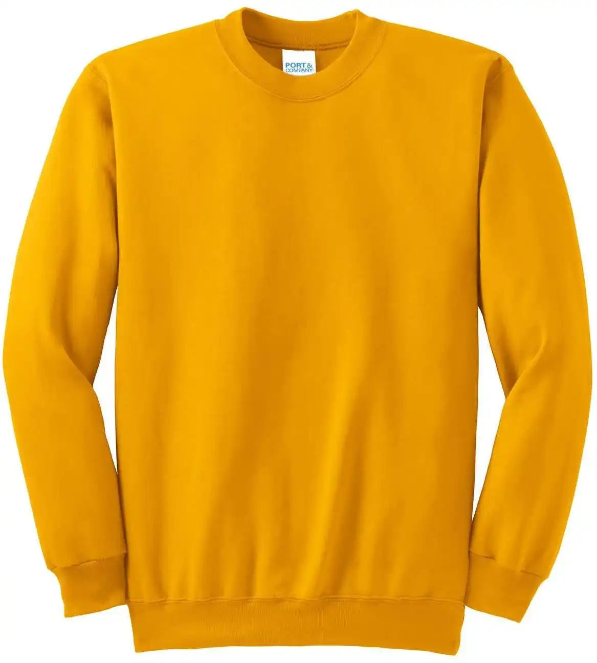 Port &amp; Company Pc90 Essential Fleece Crewneck Sweatshirt - Gold