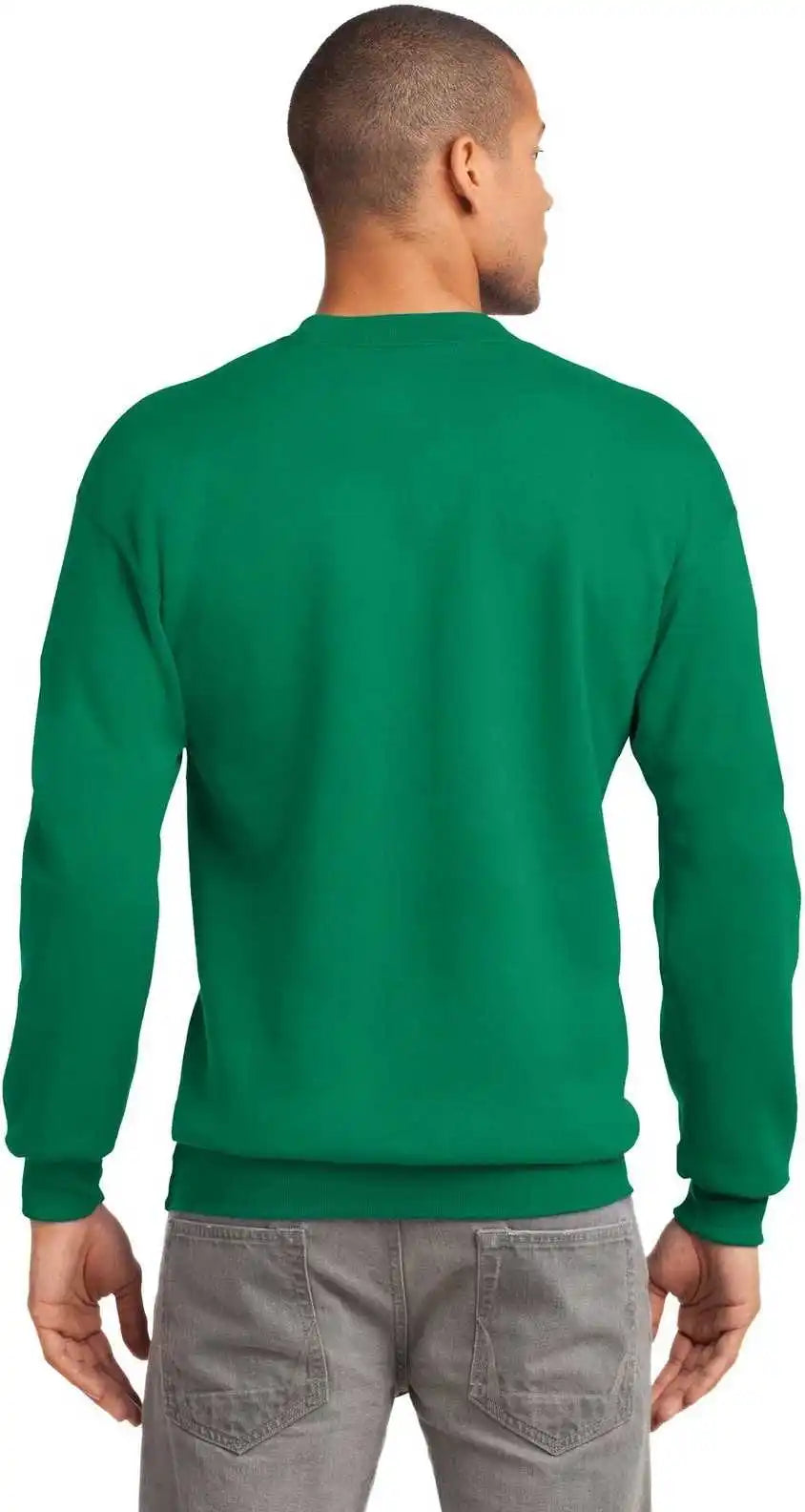 Port &amp; Company Pc90 Essential Fleece Crewneck Sweatshirt Kelly