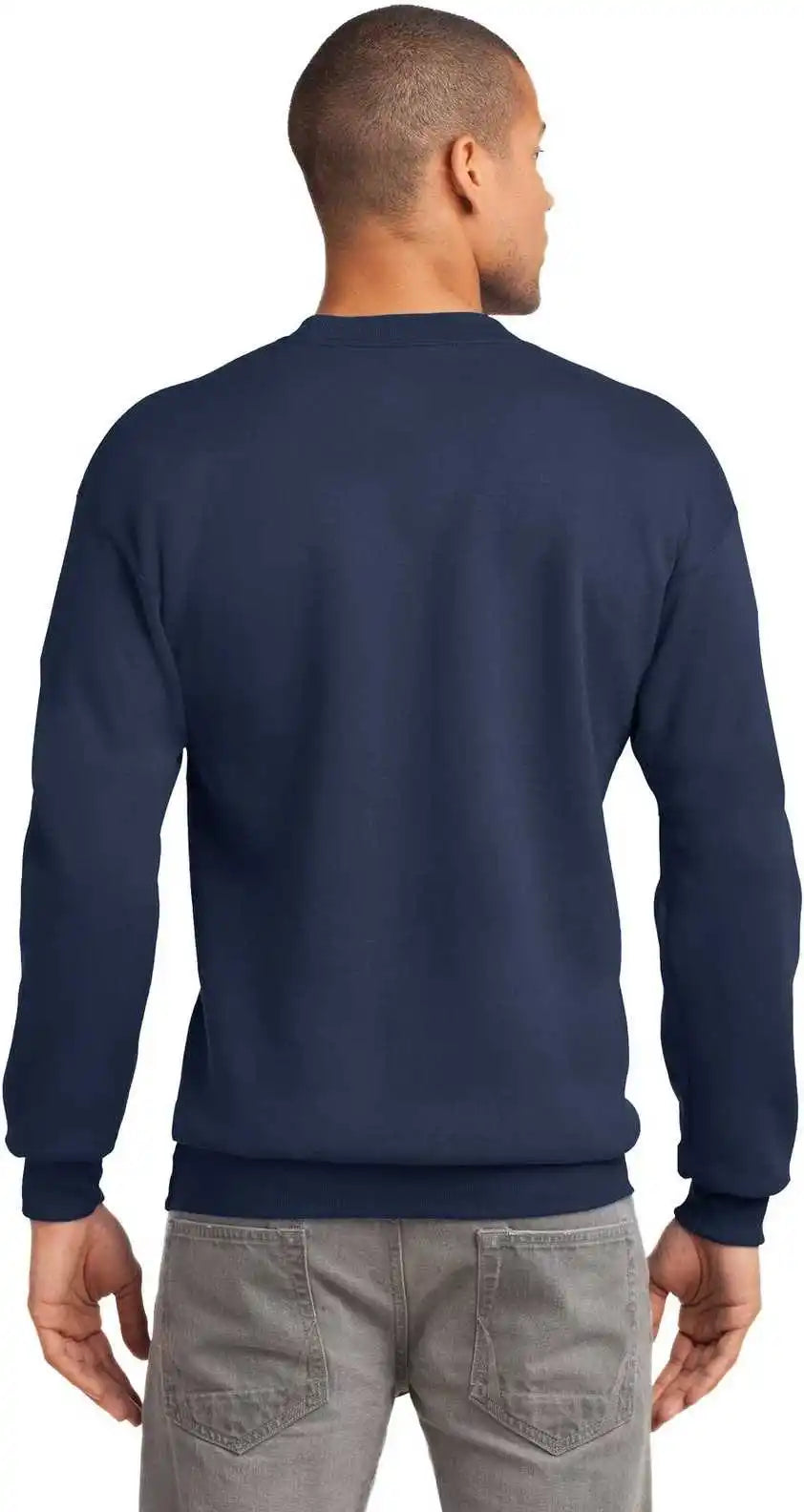 Port & Company Pc90 Essential Fleece Crewneck Sweatshirt Navy