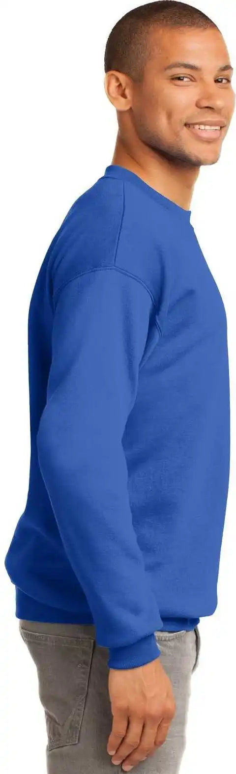 Port &amp; Company Pc90 Essential Fleece Crewneck Sweatshirt Royal