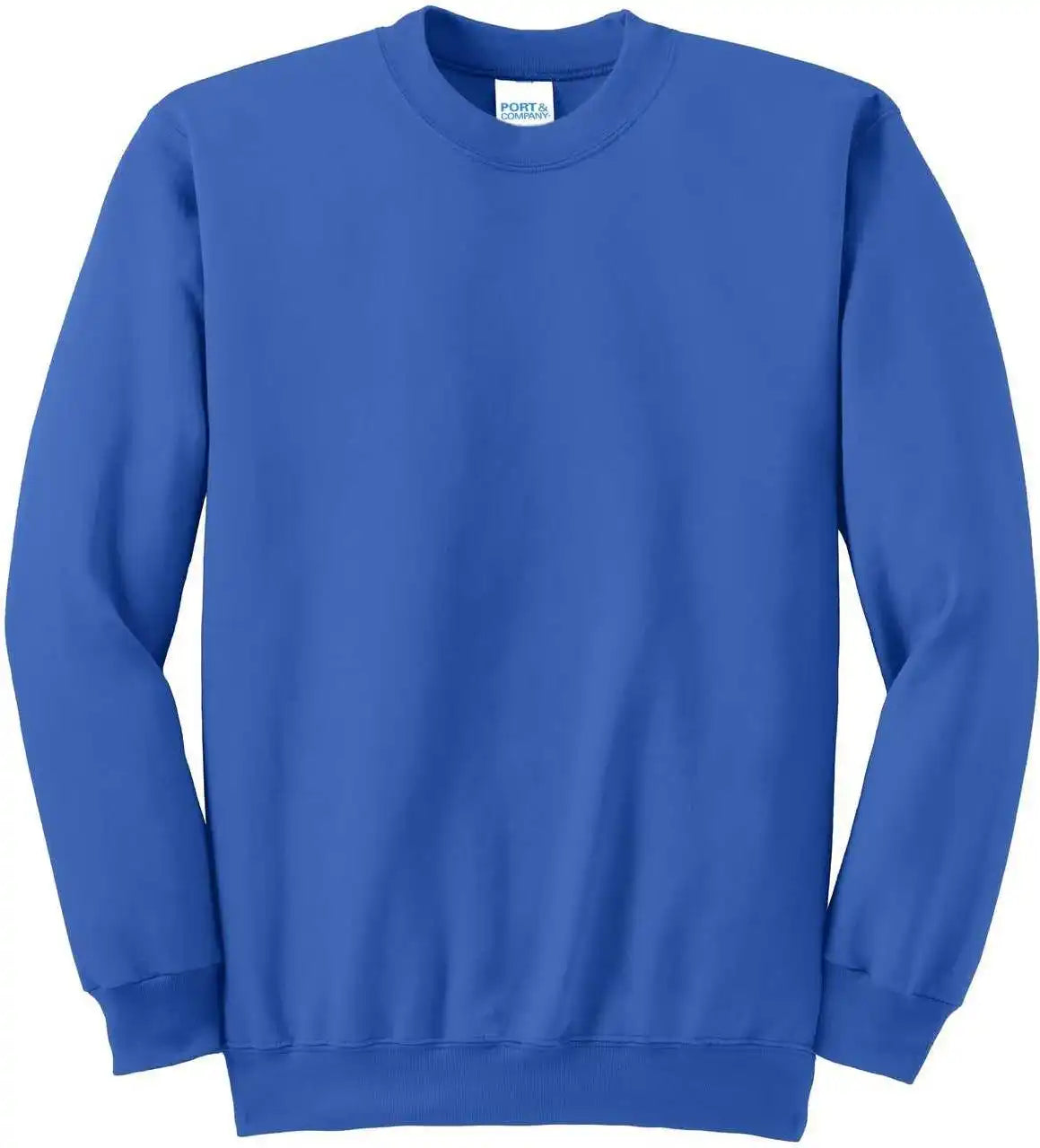 Port &amp; Company Pc90 Essential Fleece Crewneck Sweatshirt Royal