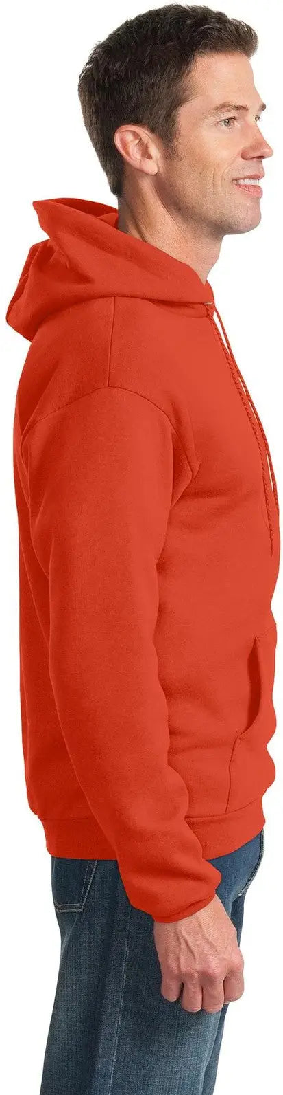Port & Company Pc90h co Essential Fleece Pullover Hooded Sweatshirt - Orange