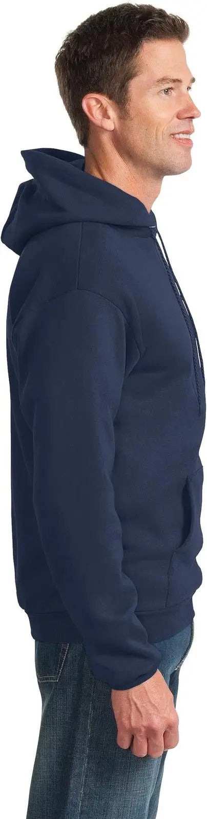 Port & Company Pc90h co Essential Fleece Pullover Hooded Sweatshirt - Navy