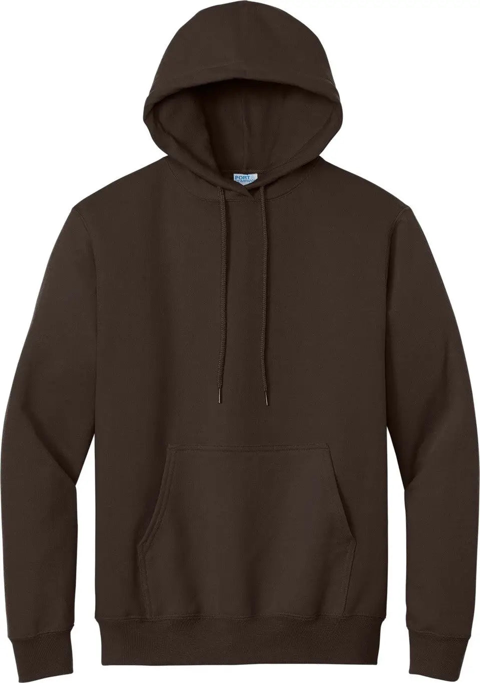 Port & Company Pc90h co Essential Fleece Pullover Hooded Sweatshirt - Dark Chocolate Brown