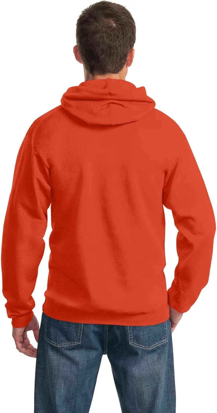 Port & Company Pc90h co Essential Fleece Pullover Hooded Sweatshirt - Orange