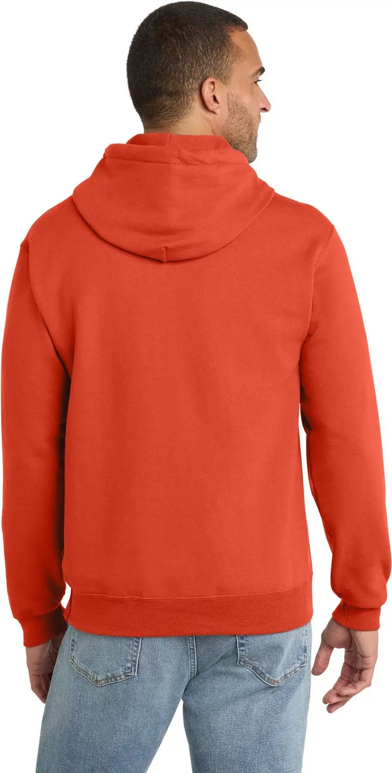 Port & Company Pc90h co Essential Fleece Pullover Hooded Sweatshirt - Orange
