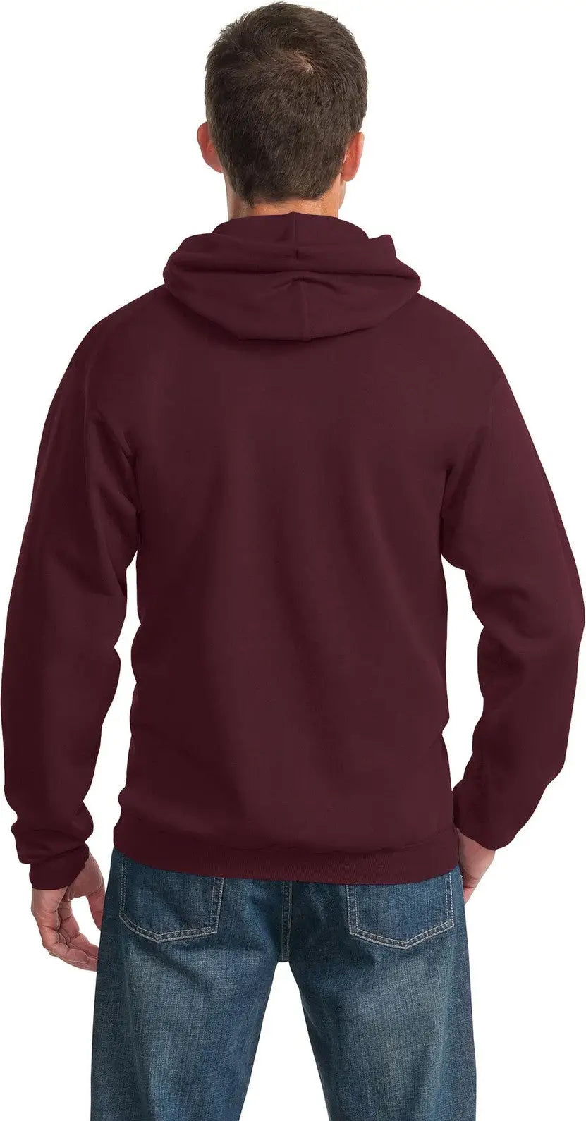Port & Company Pc90h co Essential Fleece Pullover Hooded Sweatshirt - Maroon