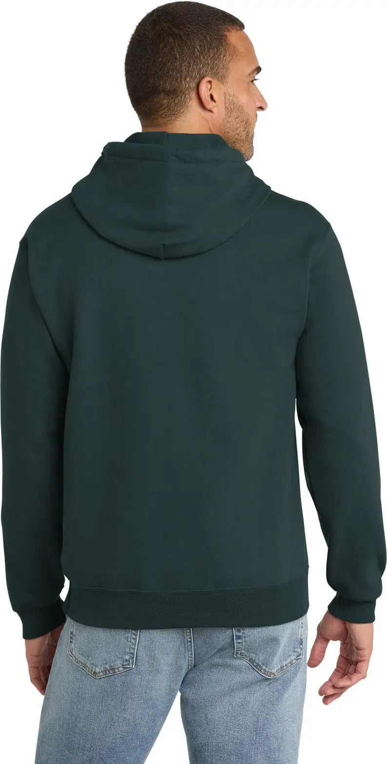 Port & Company Pc90h co Essential Fleece Pullover Hooded Sweatshirt - Dark Green